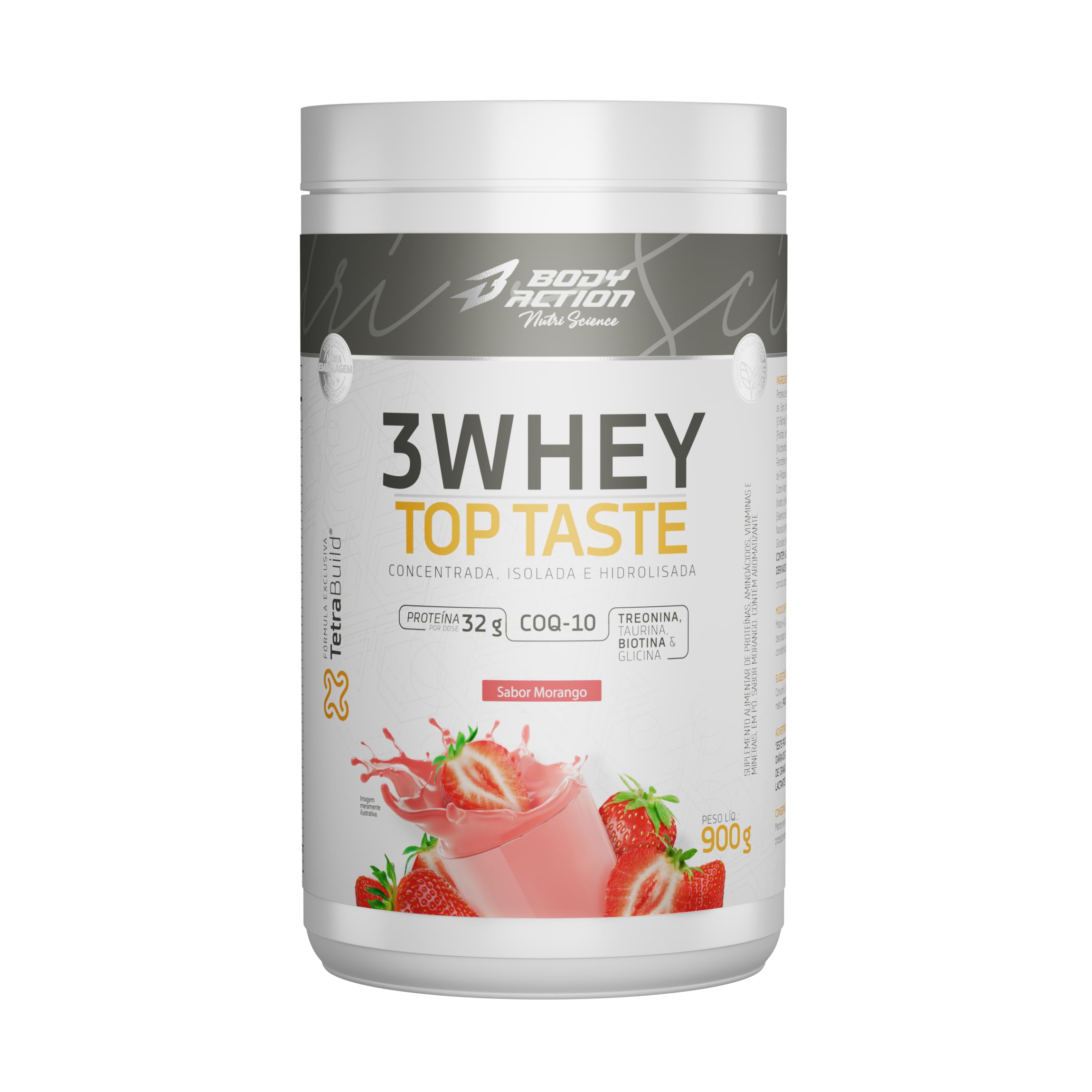 3 Whey Top Taste Morango